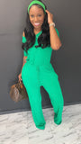 Comfortable Jumpsuit KELLY GREEN