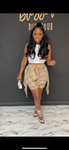 Tie Me Up 2pc Set KHAKI