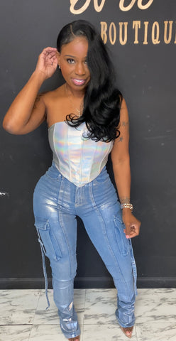 Toya Denim 2pc Set