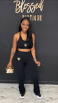 Who Dat 2pc Yoga Set