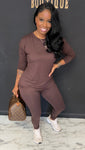 Comfortable Chill Set BROWN
