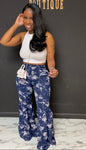 Jessica 2pc Set NAVY BLUE/WHITE
