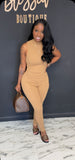 Sexy Jess Jumpsuit Mocha