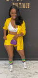 Blazer 2pc Set YELLOW