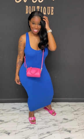 Basic Dress ROYAL BLUE