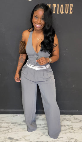 Vicky 2pc Set Grey