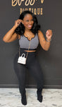 Keep it cute sport 2pc set Black