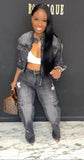 We Love Denim 2pc Set