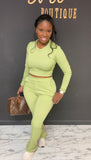 Basic But Cute 2pc Set KIWI