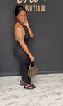 Put Your Back Into It Maxi Dresses BLACK