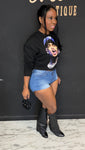 Chris Brown Sweater BLUE/BLACK