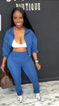 2pc Sport Set NAVY BLUE