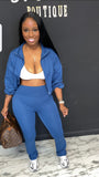 2pc Sport Set NAVY BLUE