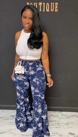 Jessica 2pc Set NAVY BLUE/WHITE