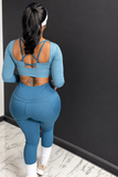Work It Out 2pc Set TEAL