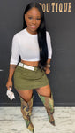 Flip down Skirt Set