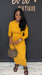 Maxi Dress MUSTARD