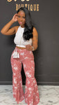 Jessica 2pc Set ROSE/WHITE
