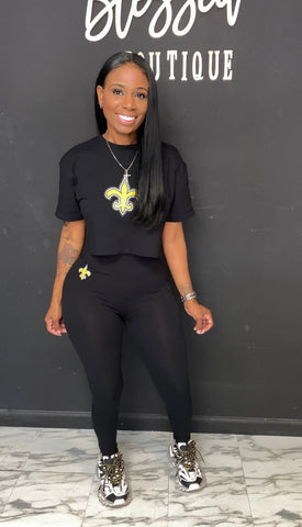 Basic 2pc Who Dat Set