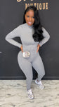 Sexy Jumpsuit Grey
