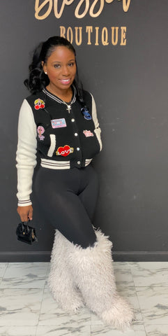 2pc PatchSet BLACK/CREAM