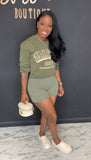 Chill With Me 2pc Set OLIVE