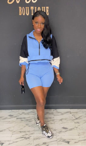 ColorBlock 2pc Set BLUE