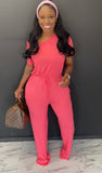 Comfortable Jumpsuit CORAL