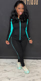 Active Track Set BLACK/TEAL