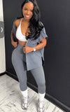 Comfortable But Cute 3pc Set GRAY