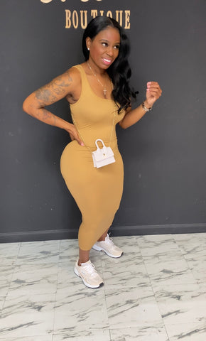 Basic Dress KHAKI