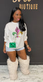 Mardi Gras Sweatshirt Only