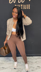 Classy But Sporty 2pc Set BROWN