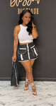 2 way Cargo Skirt Set BLACK