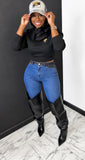 Mixed It Up Denim Saints Set