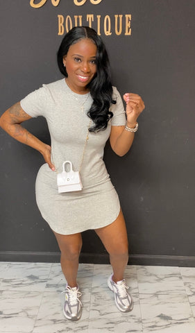 T Shirt Dress GRAY