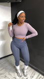 Work It Out 2pc Set PURPLE