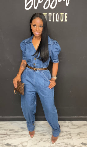 We Love Denim Oversized Jumpsuit