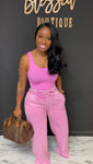 Wash Me Up 2pc Set PINK NOT A BODY SUIT