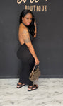 Put Your Back Into It Maxi Dresses BLACK