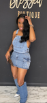 Denim Cargo Set
