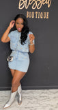 Diamond 2pc Skirt Set