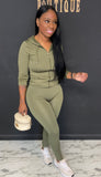 Always On Time Sport Set OLIVE