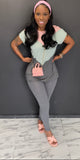 COLOR block 2pc set dark grey