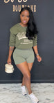 Chill With Me 2pc Set OLIVE