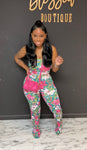 Spring 2pc Set PINK/GREEN
