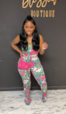 Spring 2pc Set PINK/GREEN