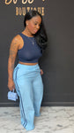 Stay On Track 2pc Set POWDER BLUE/NAVY