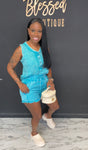 2pc Wash Set LIGHT TEAL