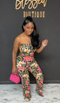 Spring 2pc Set PINK/BLACK